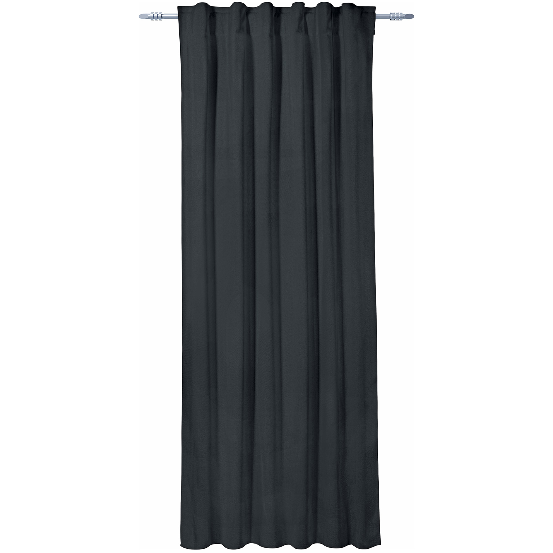 Thermo-Kombivorhang - schwarz - 135x245 cm