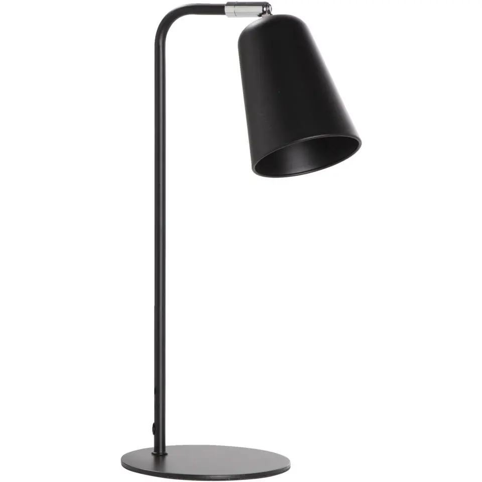 Tafellamp Mels zwart metaal 47,5xØ16 cm