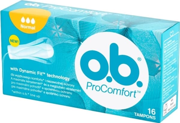O.B O.B.ProComfort Normale komfortable tamponger 1 pakke - 16 stk