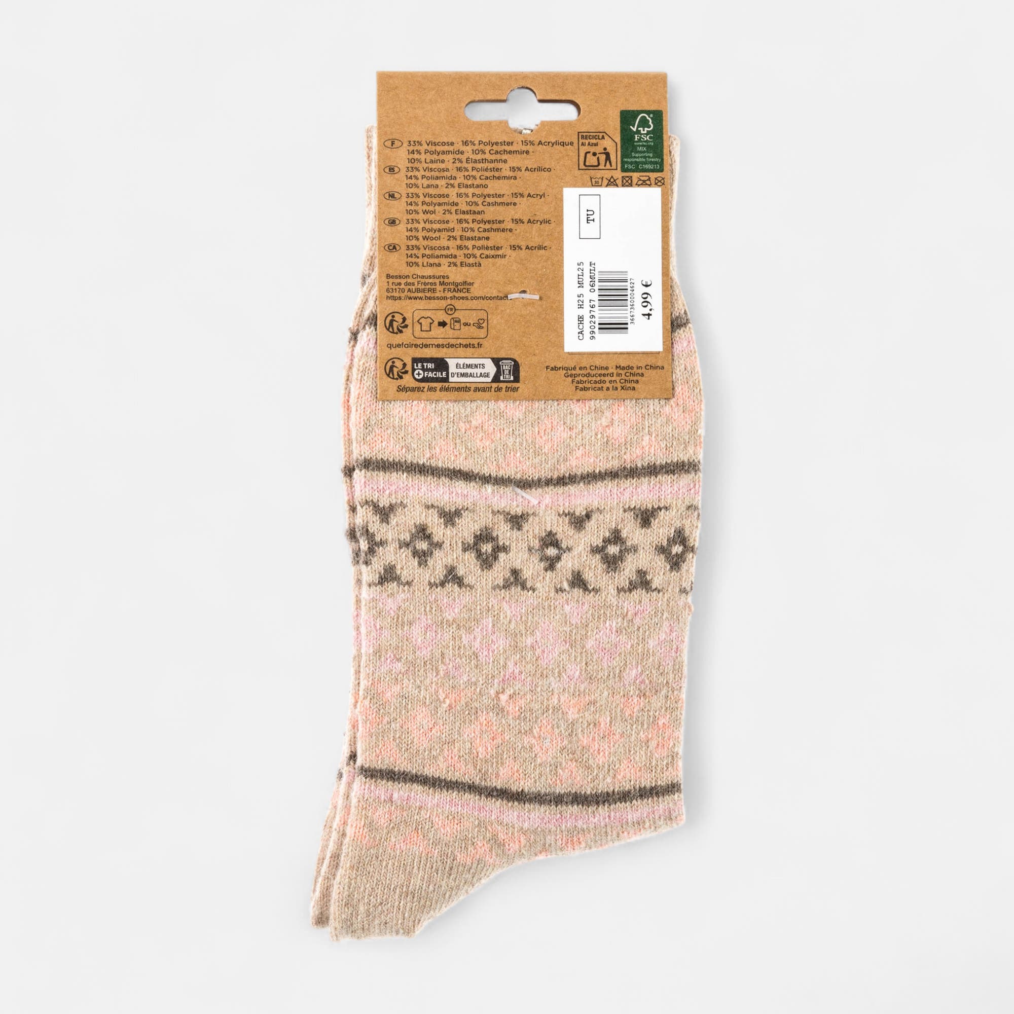 Chaussettes Femme multicolore
