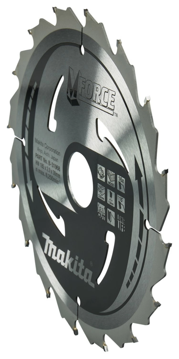 Makita B-31968 Mforce Cirkelzaagblad - 185 x 30 x 32T – Hout