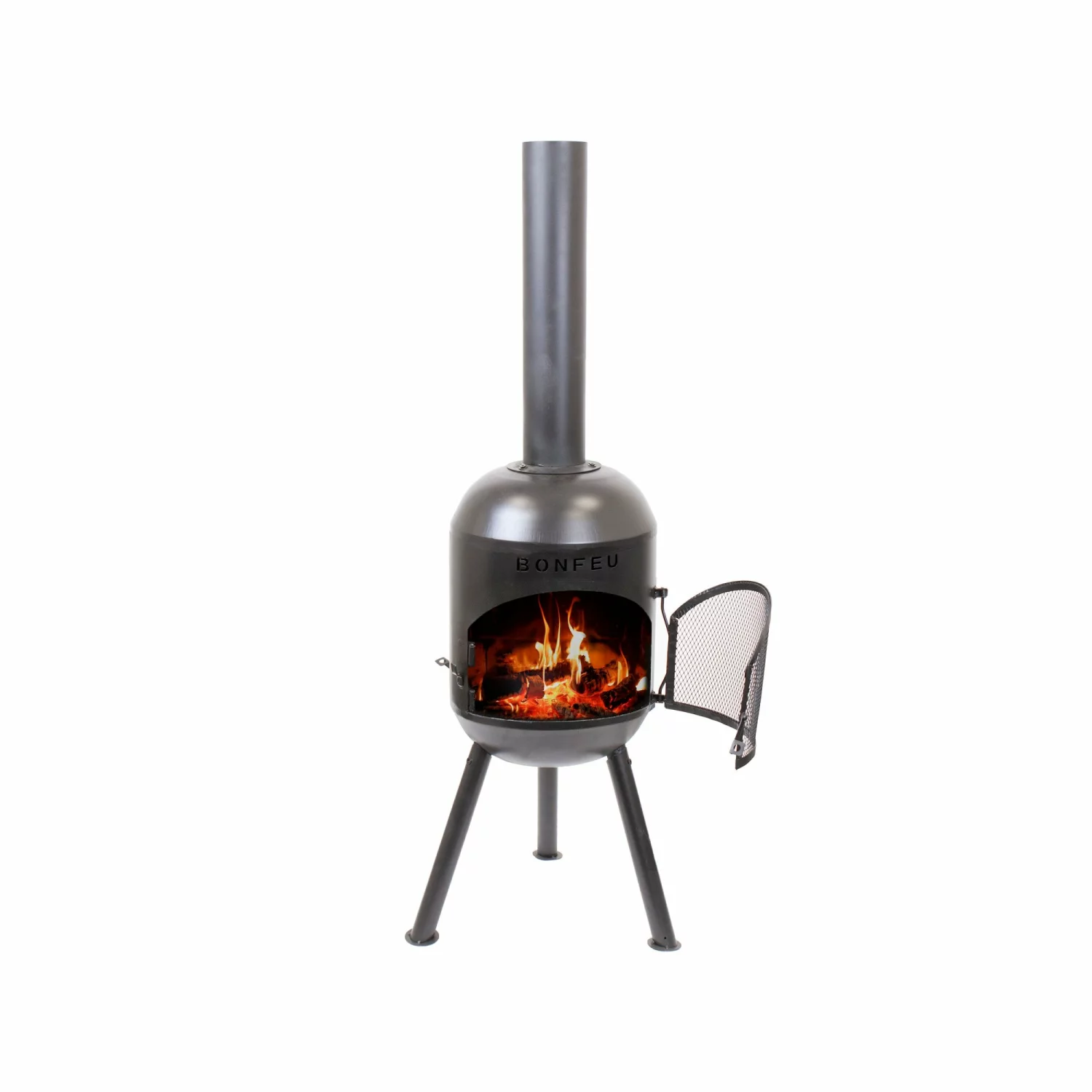 BonFeu 3401 Tuinhaard BonSolo - Zwart - 126cm - 34cm