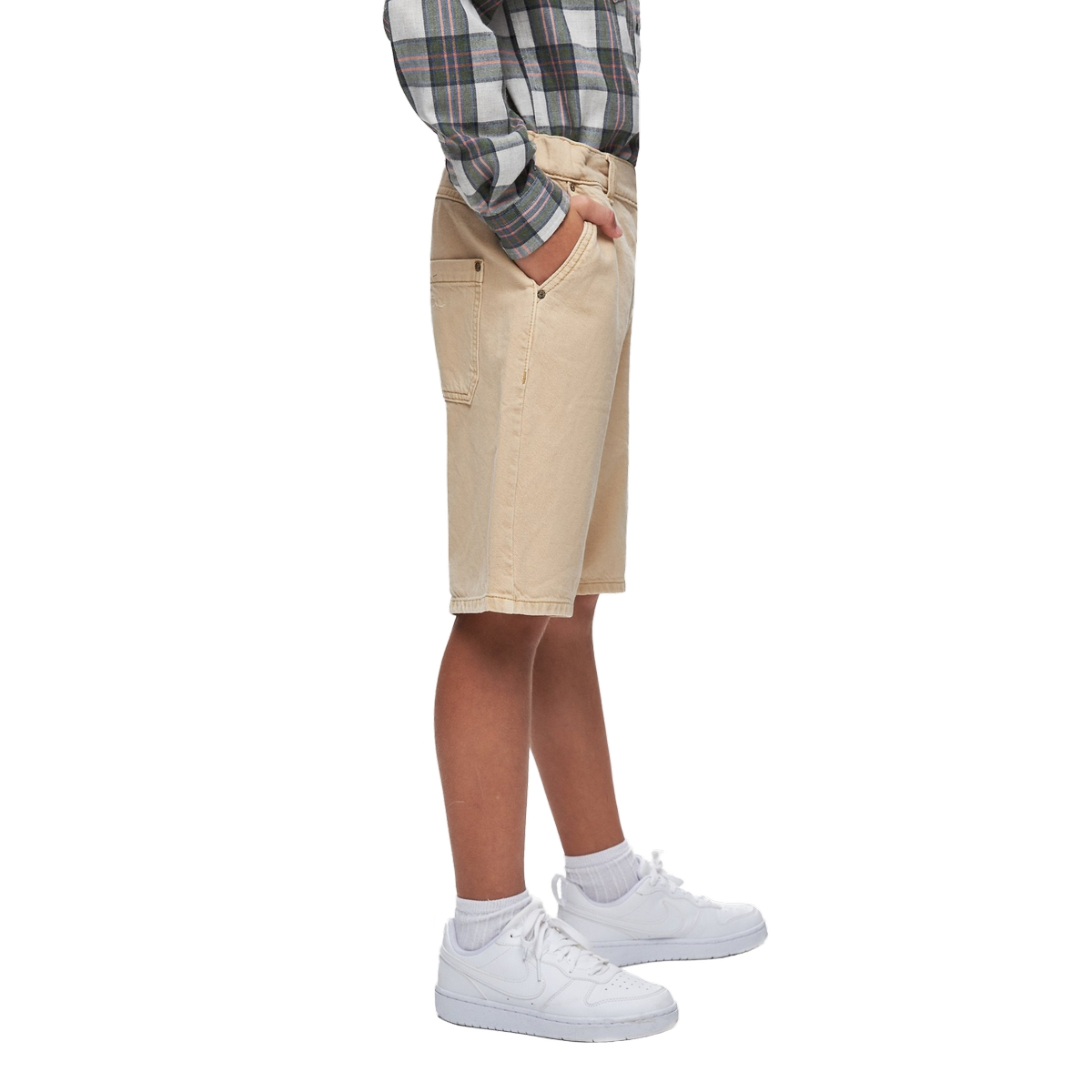 Jongens Short Lance B-Misty rain
