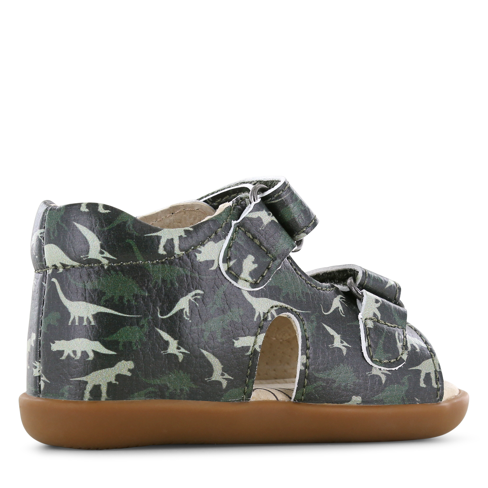 Shoesme groen sandaaltje met dinoprint Microfiber leer | Sale