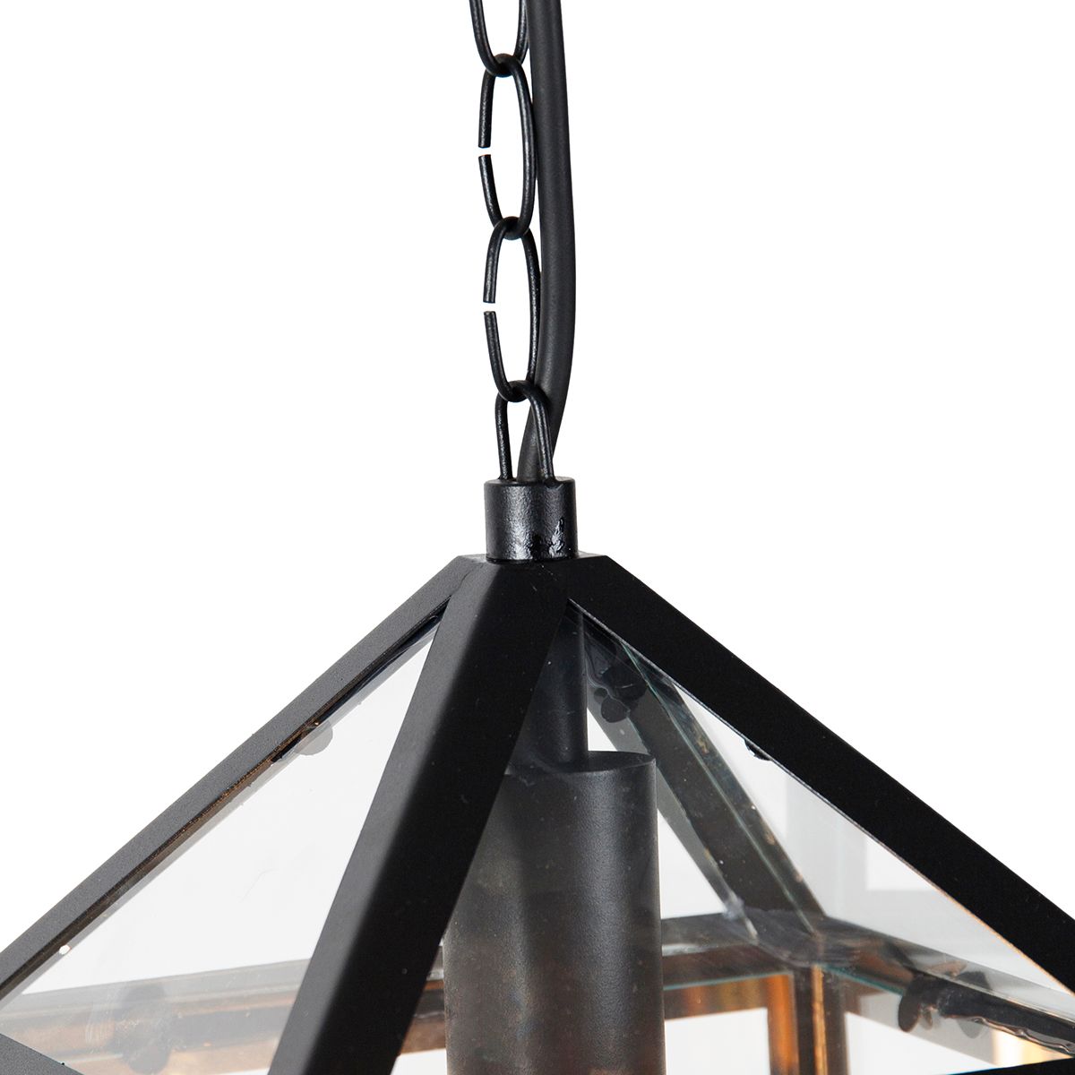 Smart buiten hanglamp zwart IP23 incl. Wifi G95 - Amsterdam