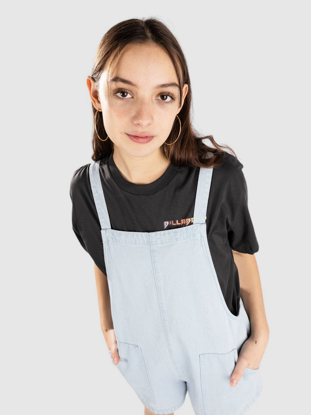 Billabong Beach Crush Denim Overall salt blue