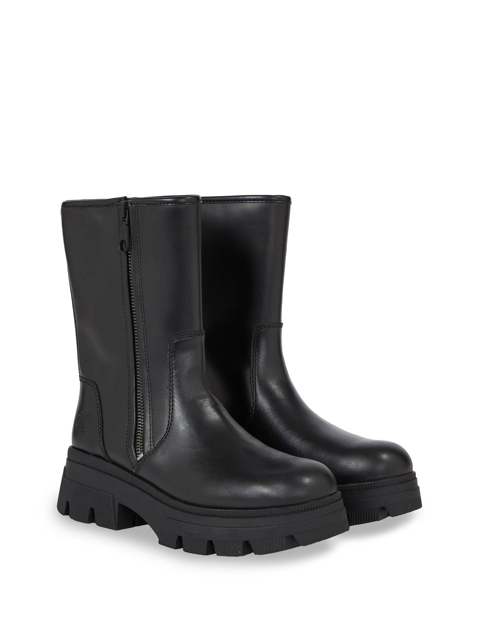 CALVIN KLEIN JEANS| Damen Stiefeletten CHUNKY COMBAT ZIP BOOT WN