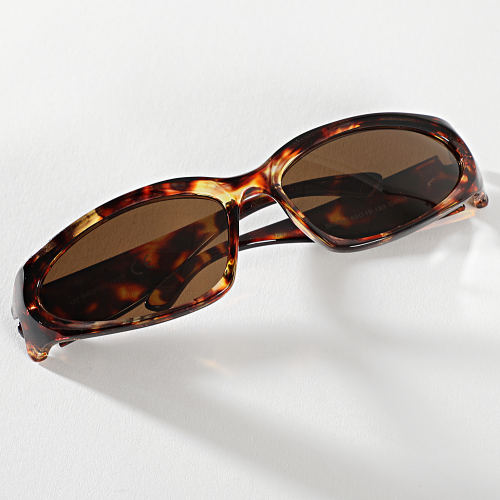 Lunettes De Soleil Fauve Marron