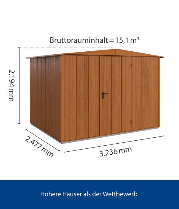 Hörmann Berry-Gerätehaus Modern-S Typ 3, ca.