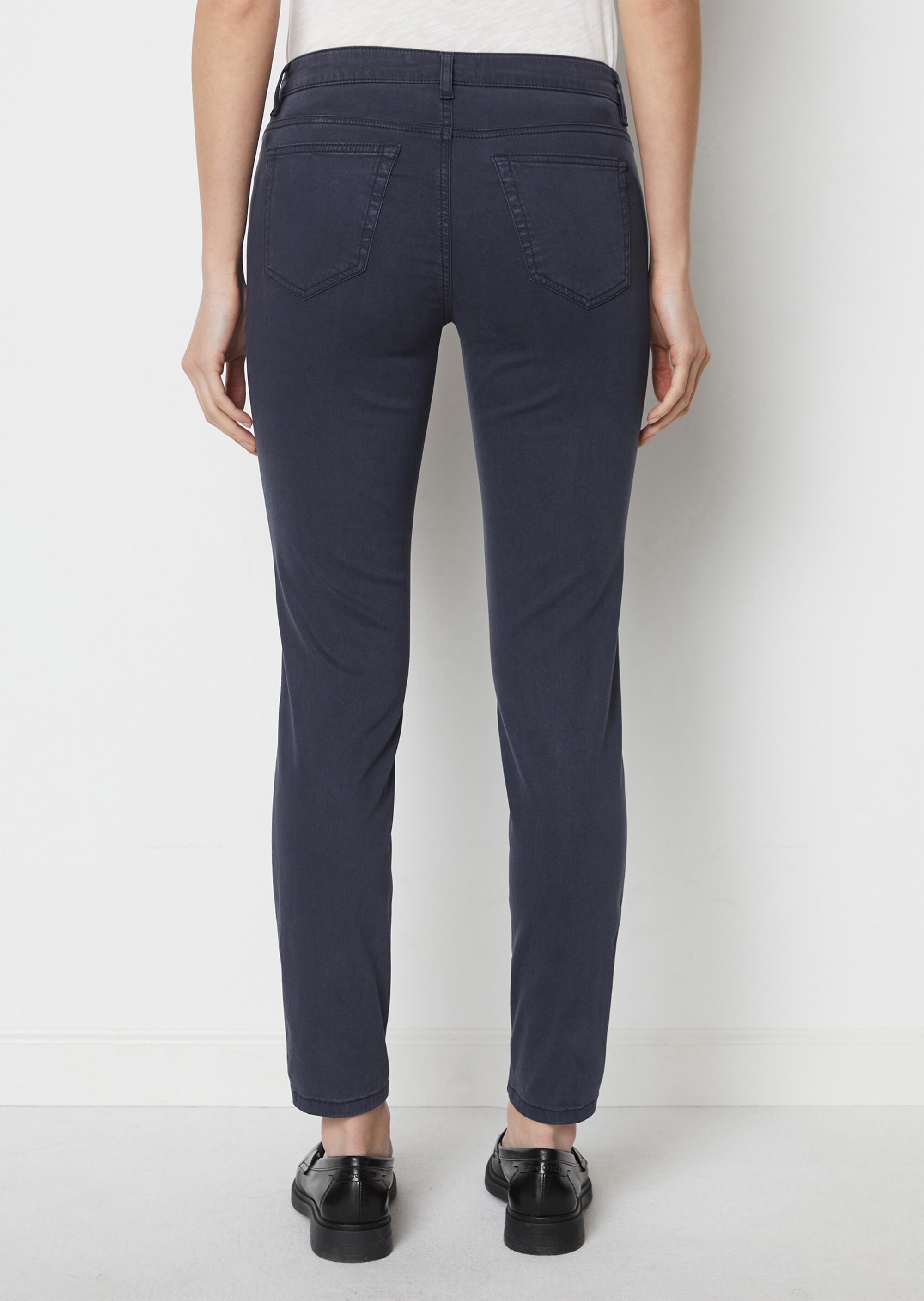 Hose Modell LULEA slim aus Lyocell-Mix