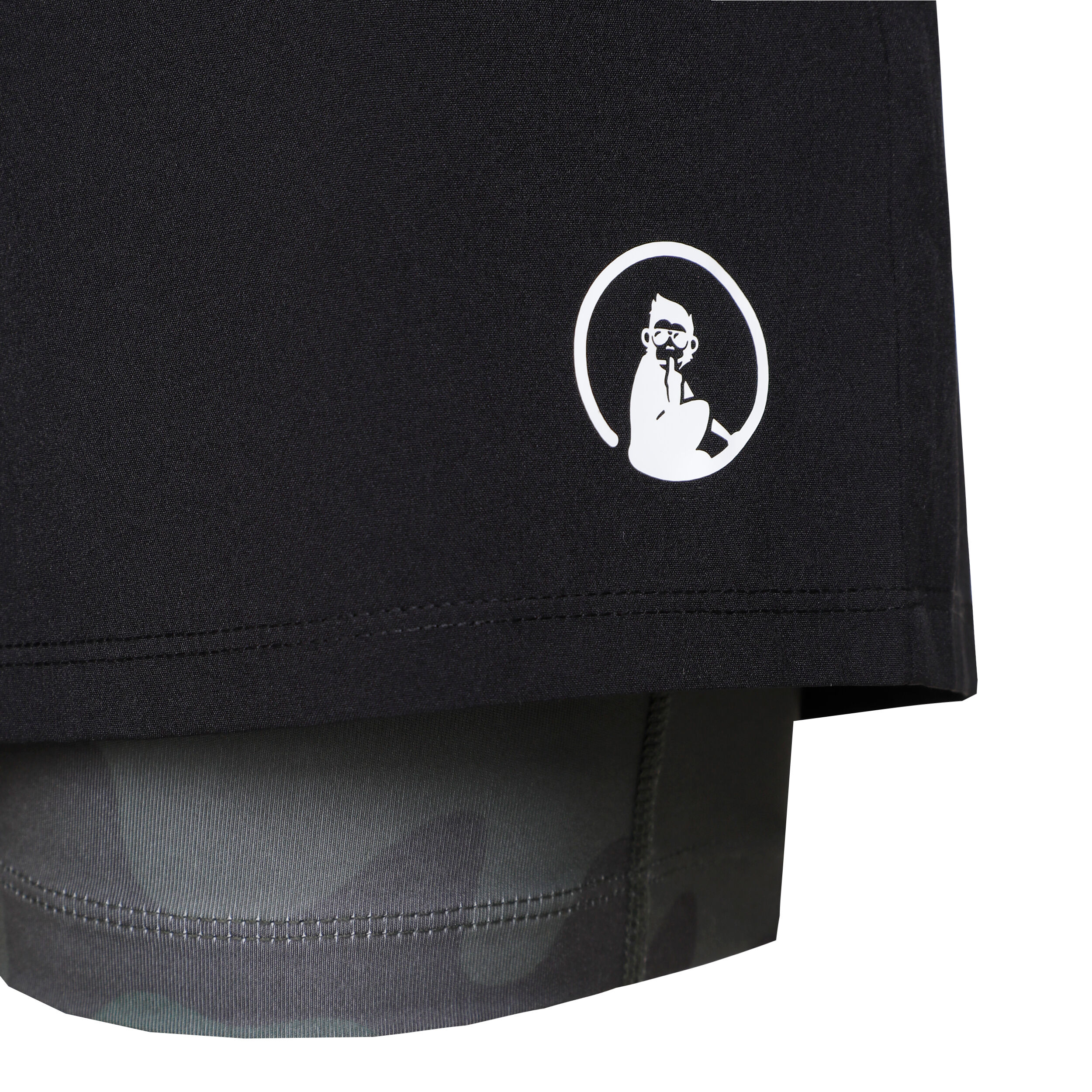 Quiet Please Point 2in1 Shorts Femmes - Noir , Kaki