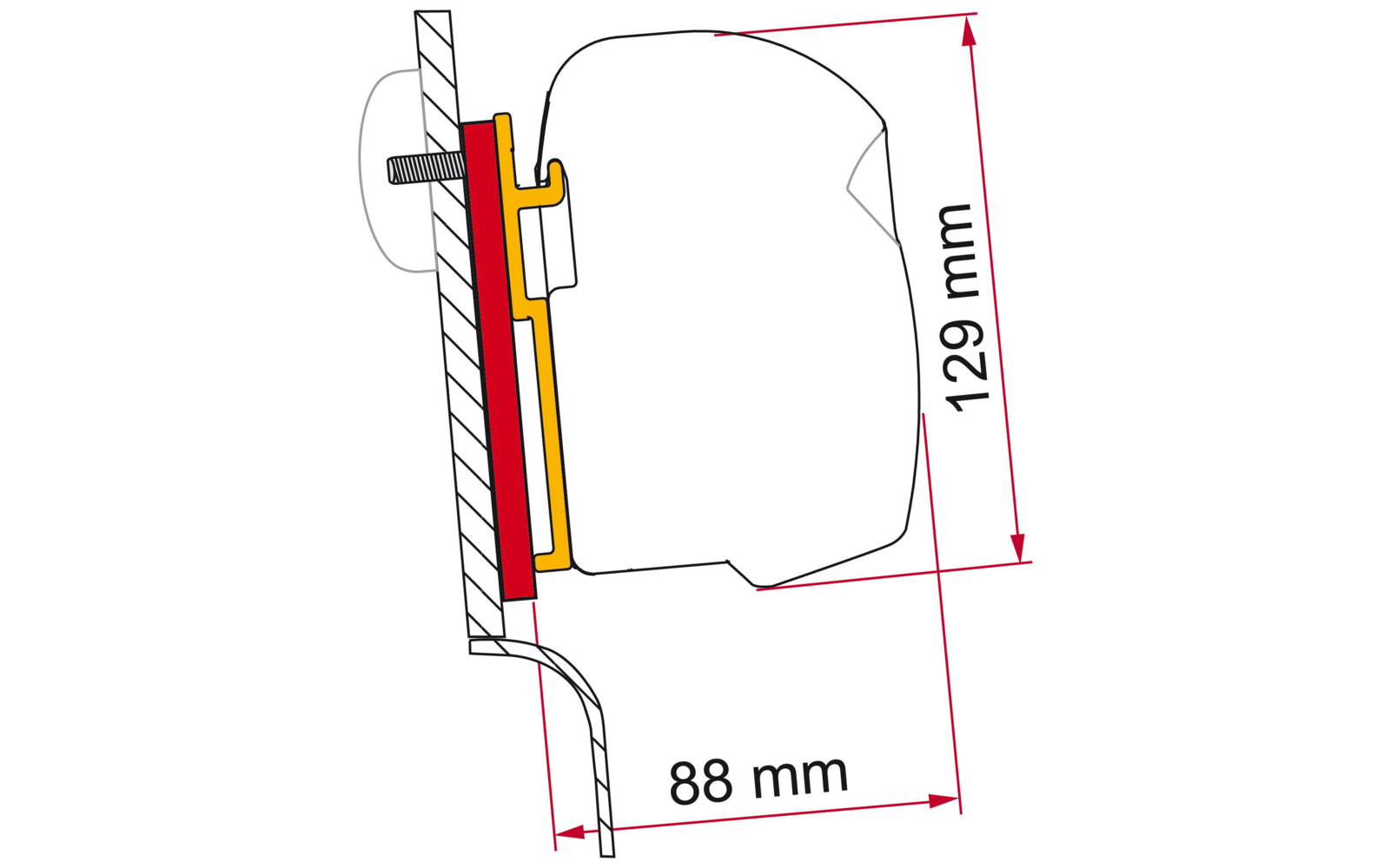 F45 Kit High Roof Adapter Westfalia