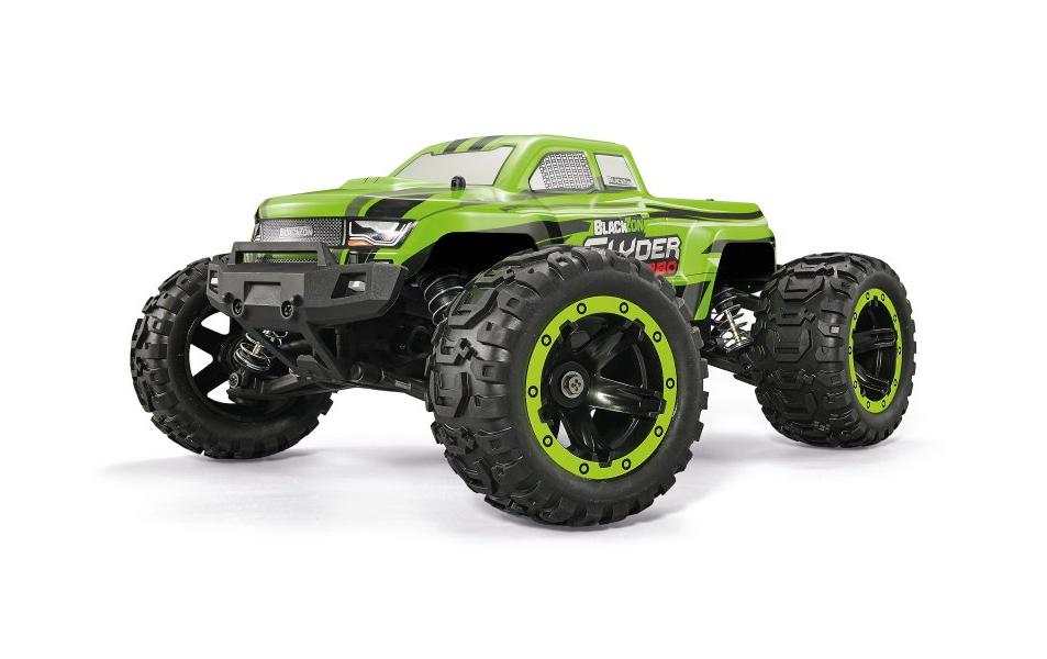 Monster Truck Slyder MT Turbo 4WD Brushless Grün, RTR, 1:16<br>Off-Road RC Modell mit Brushless Allradantrieb