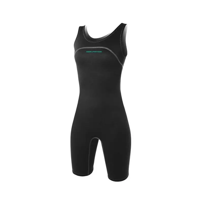 Combinaison shorty femme NEILPRYDE Thermabase Short Jane Black/Teal