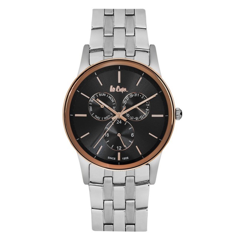 Montre Homme Lee Cooper Cadran Soleillé Noir - LC06498.550