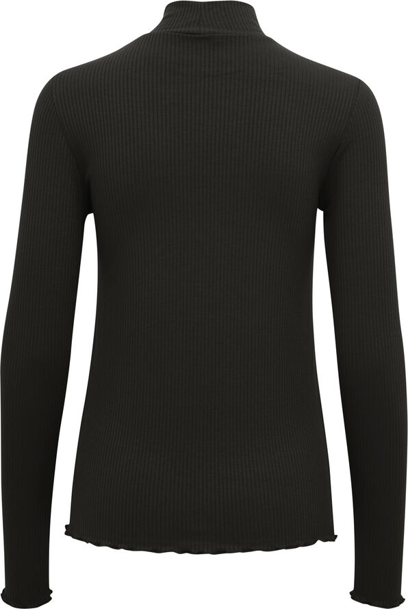 Kaffe KAdrew Turtleneck T-Shirt Black deep