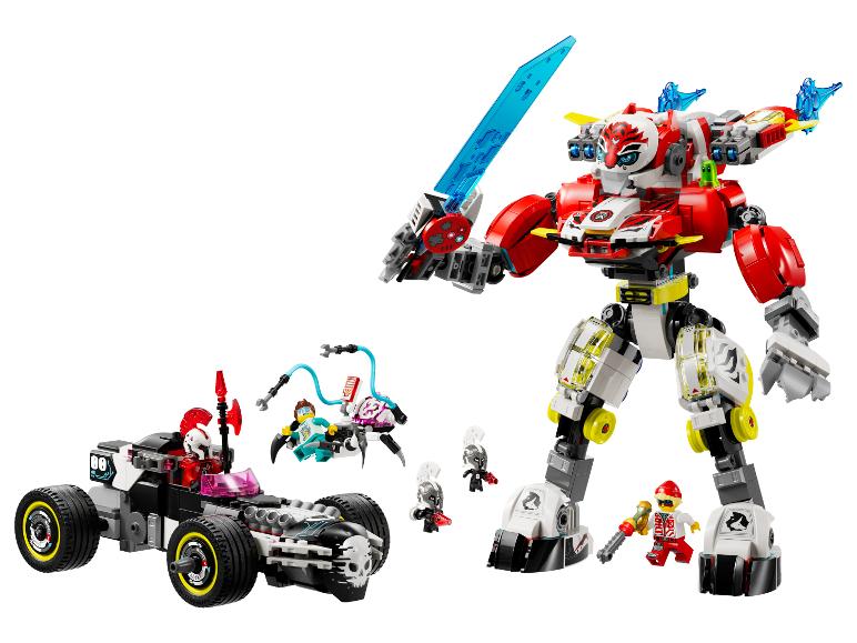 Coopers tijgermecha en Zero's hot rod auto 71497