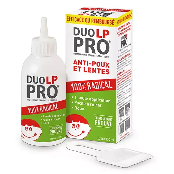 Loção Duo-LP Pro Antipiolhos e Lêndeas 150ml + Pente Antipiolhos