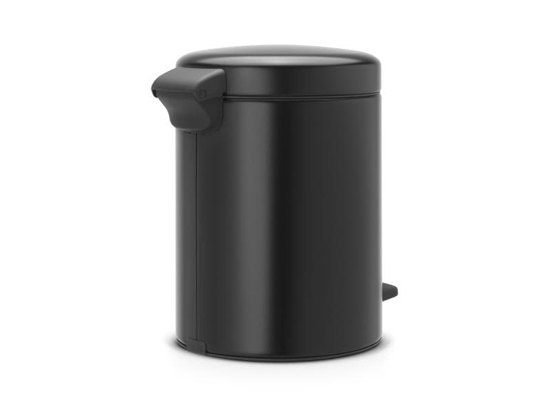 Brabantia Kosmetikeimer NewIcon 5 l, Matt Black Treteimer