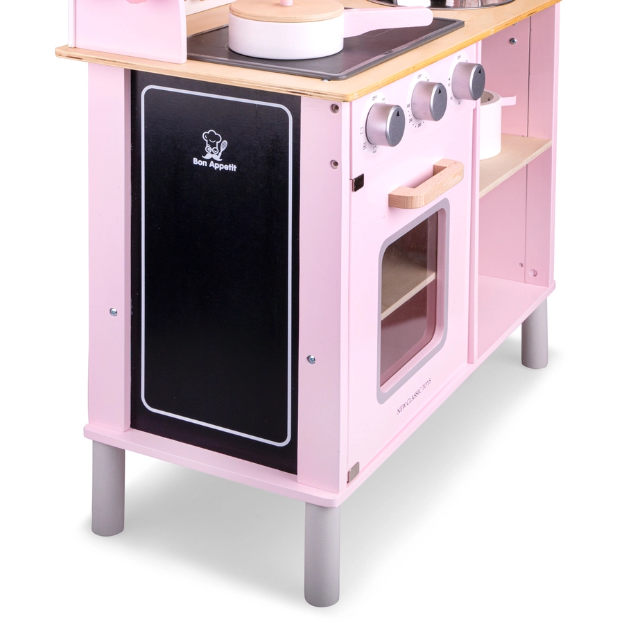 New Classic Toys Küchenzeile Modern mit Kochfeld, pink