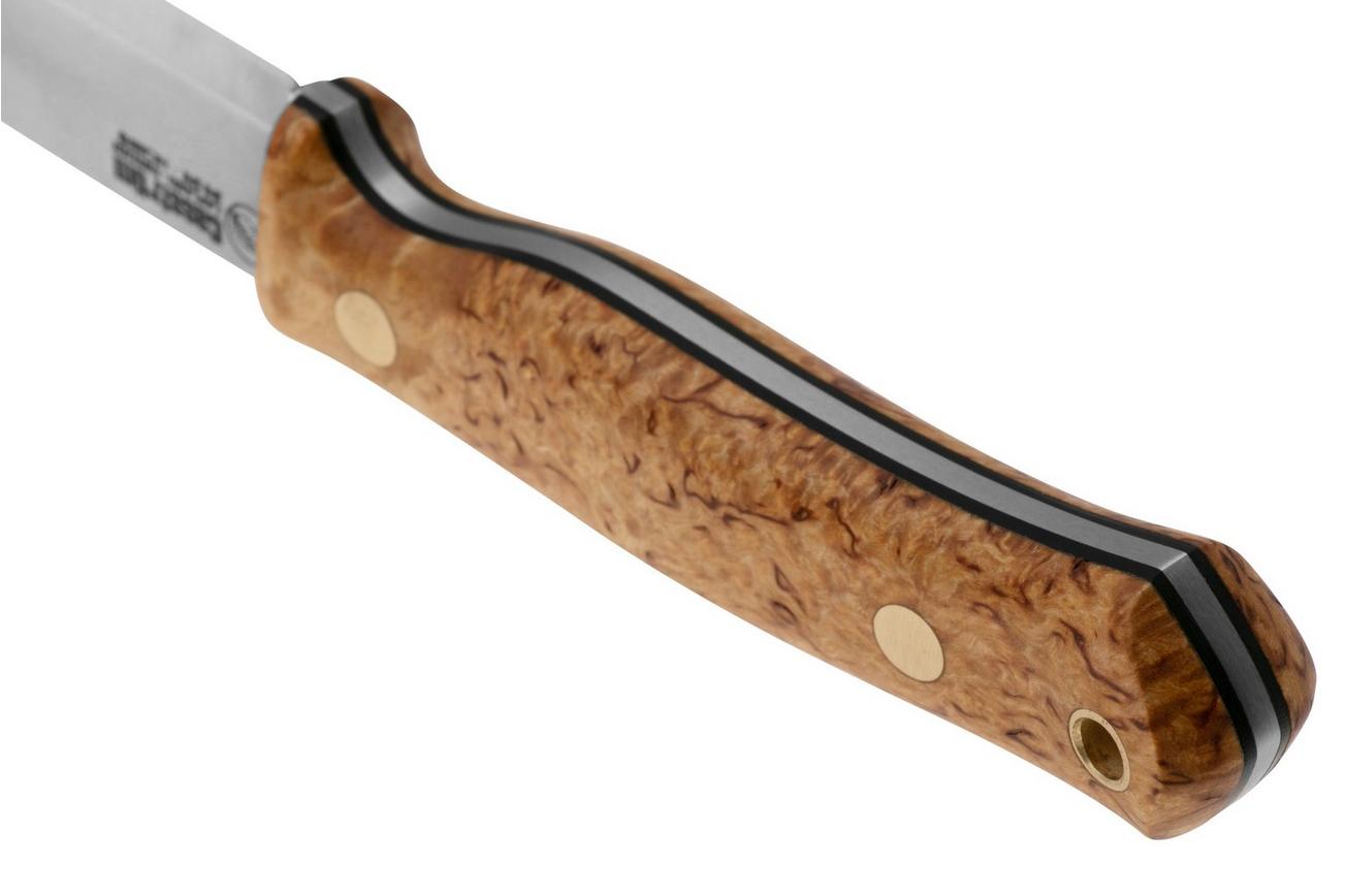 Casström No. 8 SFK 12808 Curly Birch, vaststaand mes