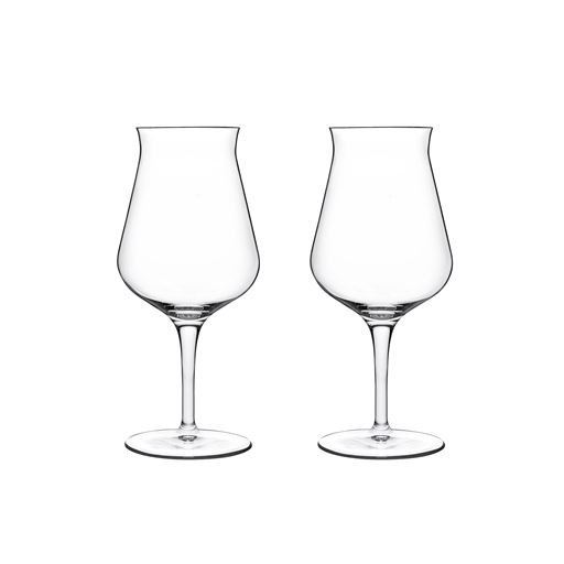 Luigi Bormioli Birrateque 2-pak Ølglas, Klar, 42 cl