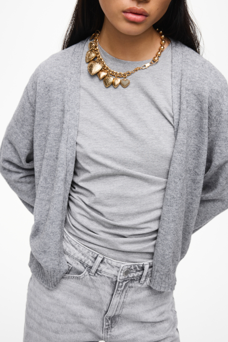Vila grijze dames vest