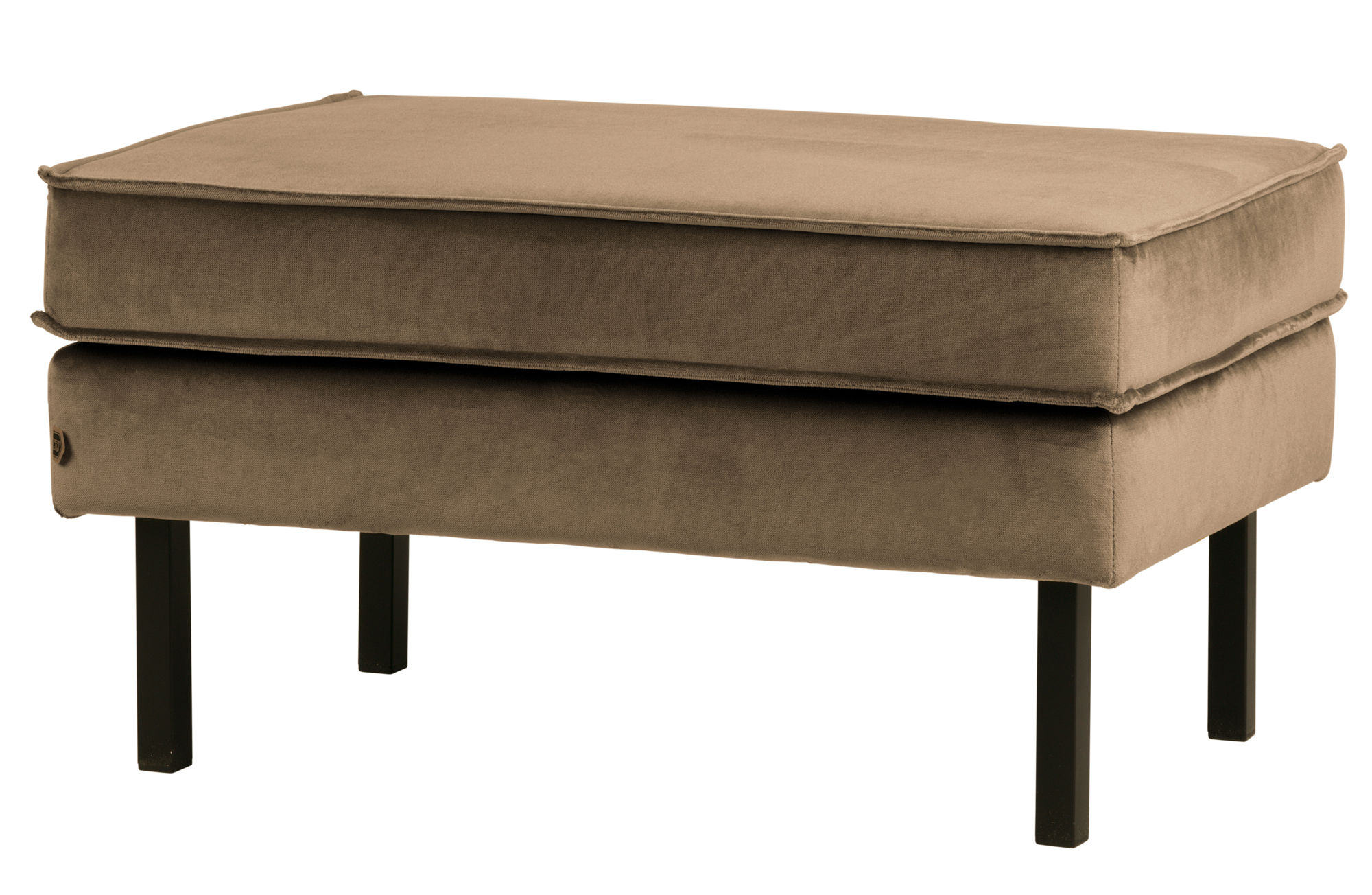 Hocker Rodeo op poten velvet Rodeo Hocker op poten velvet Taupe