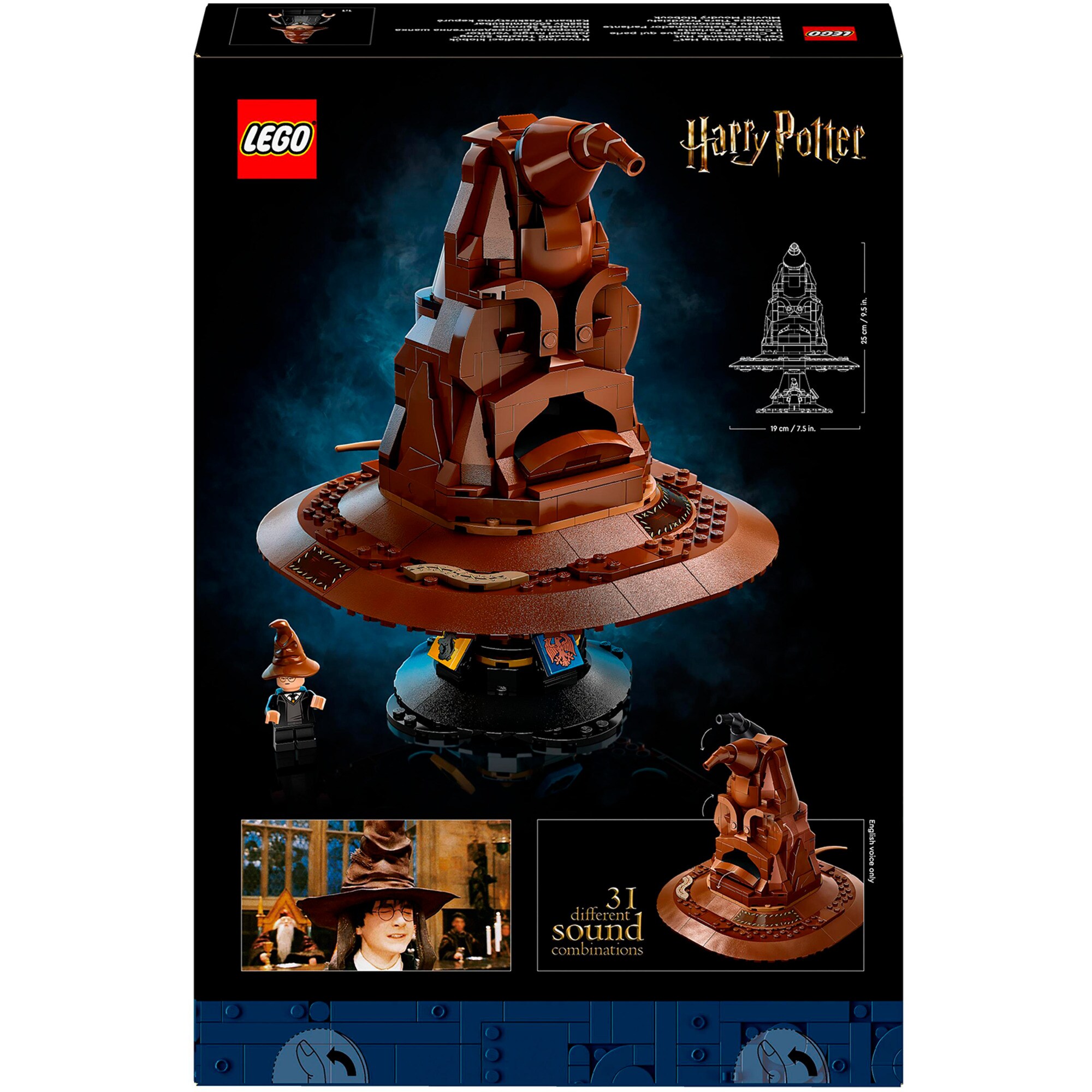 LEGO Konstruktionsspielzeug Harry Potter Der Sprechende Hut