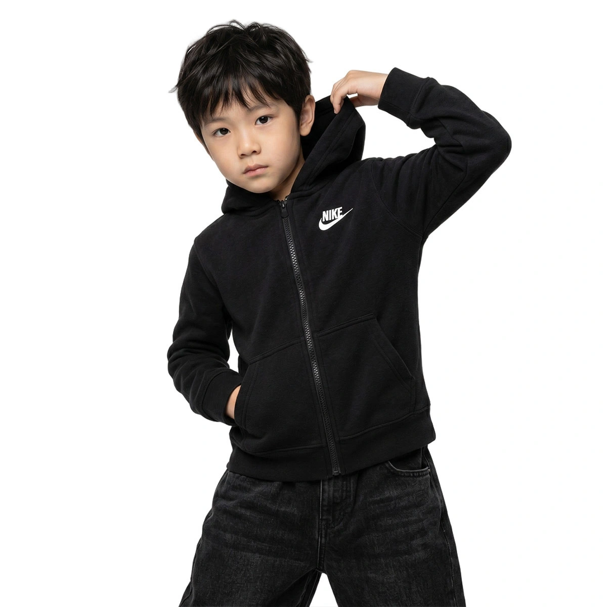 Casaco Nike Sporstwear Hoodie Full-Zip Club Criança