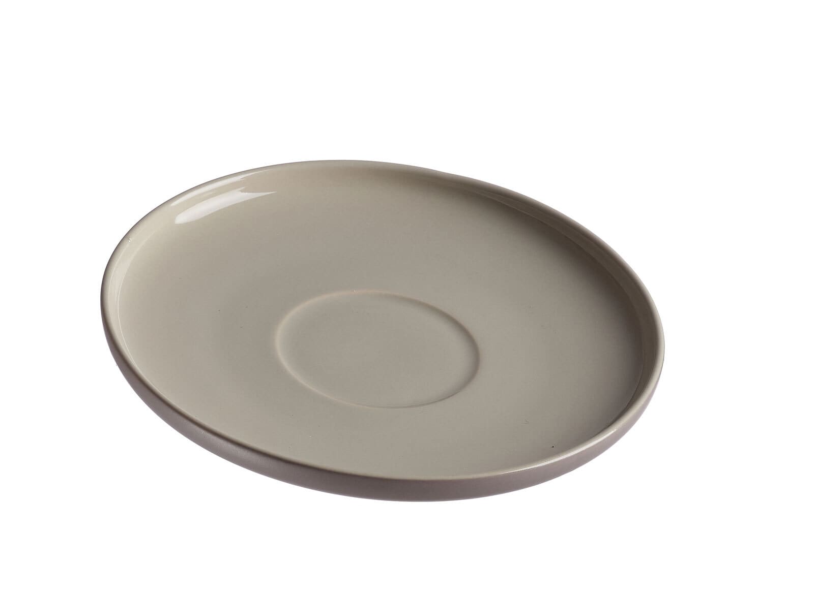 Ritzenhoff & Breker Untertasse JASPER 6er Set taupebraun/ weiß