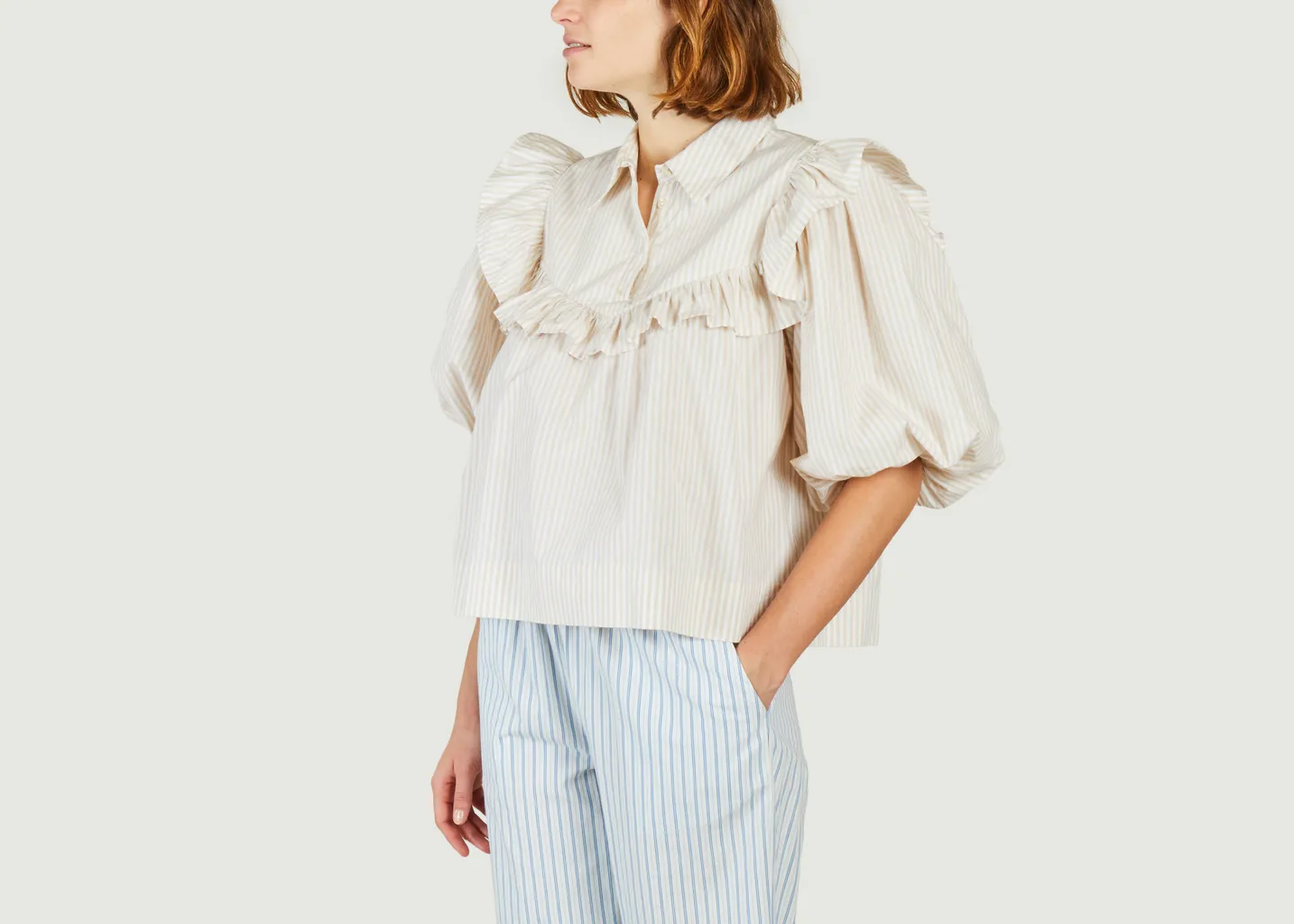 Blouse rayée manches courtes Ipani Skall Studio