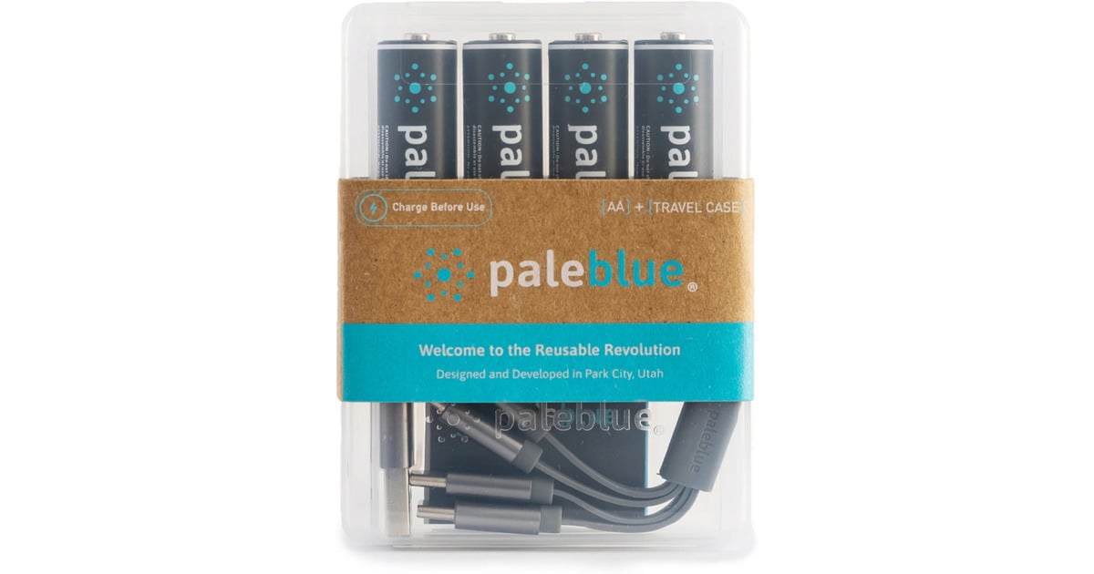 PaleblueAAA (USB-C) Oplaadbare batterij, 4 stuks  (Zwart)