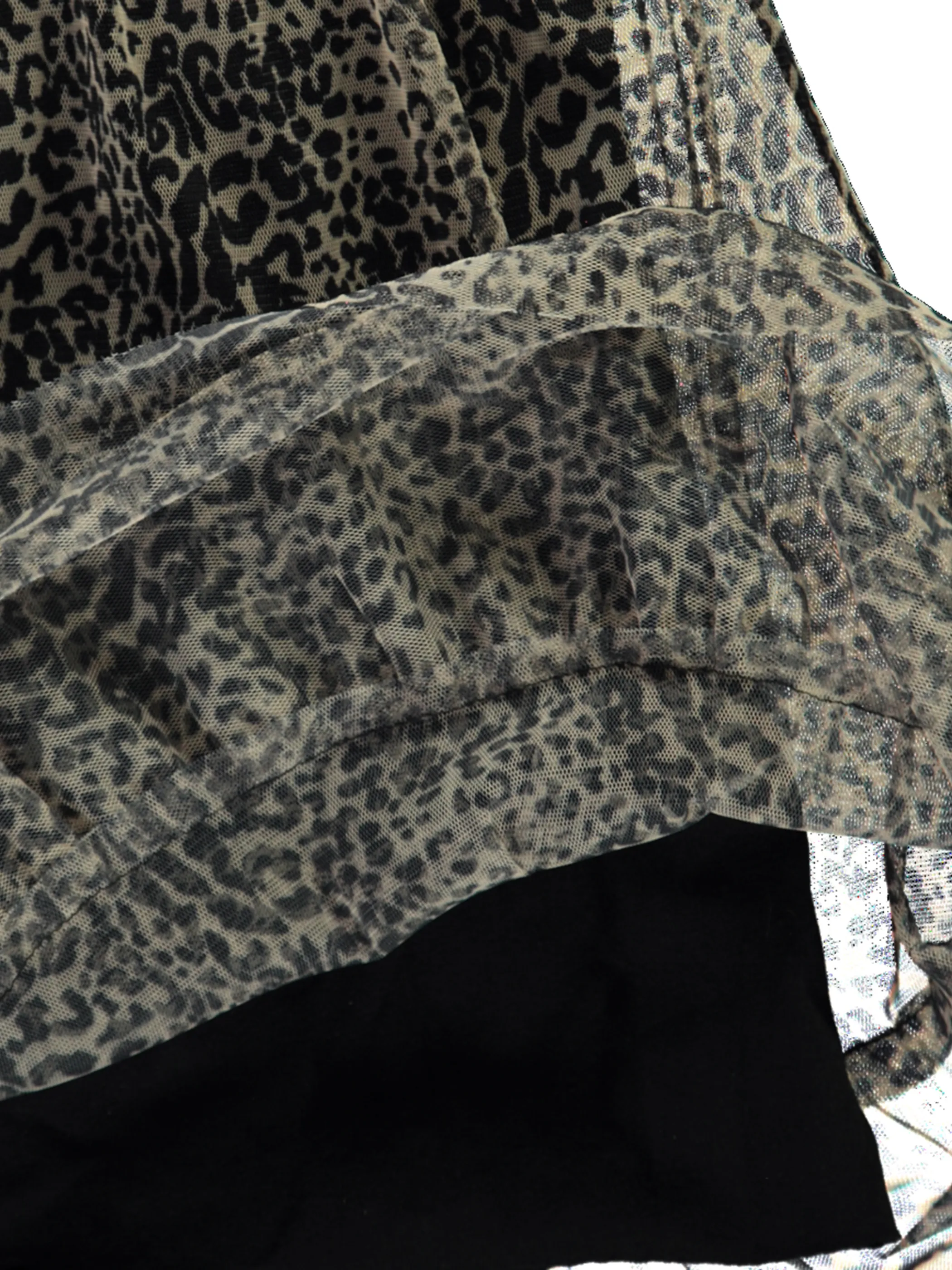 Mädchen Tüllrock im Animalprint