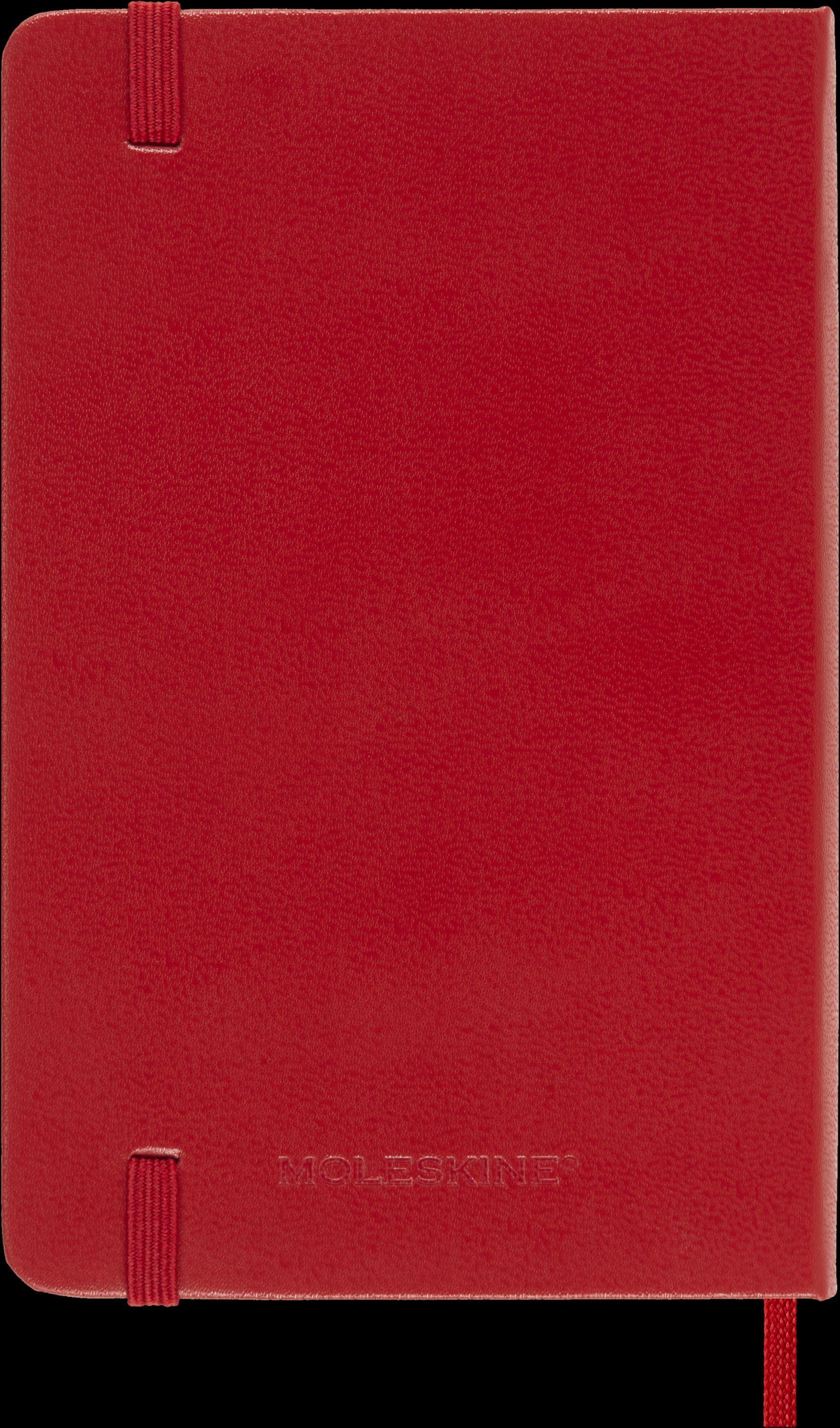 Moleskine 12 Monate Tageskalender 2025, Pocket/A6