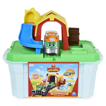 Spin Master Mighty Express Farmbahnhof mit Farm-Frieda