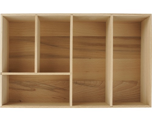 Ladekast, beukenhout, 20x7x32 cm, 86891
