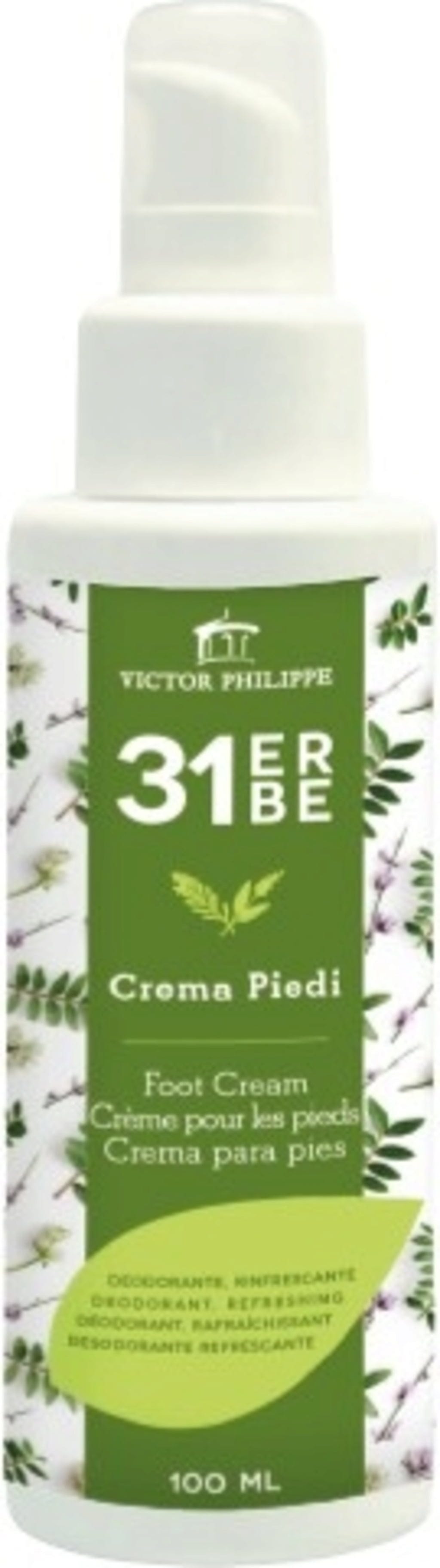 VICTOR PHILIPPE  31ERBE Foot Cream, 100 ml