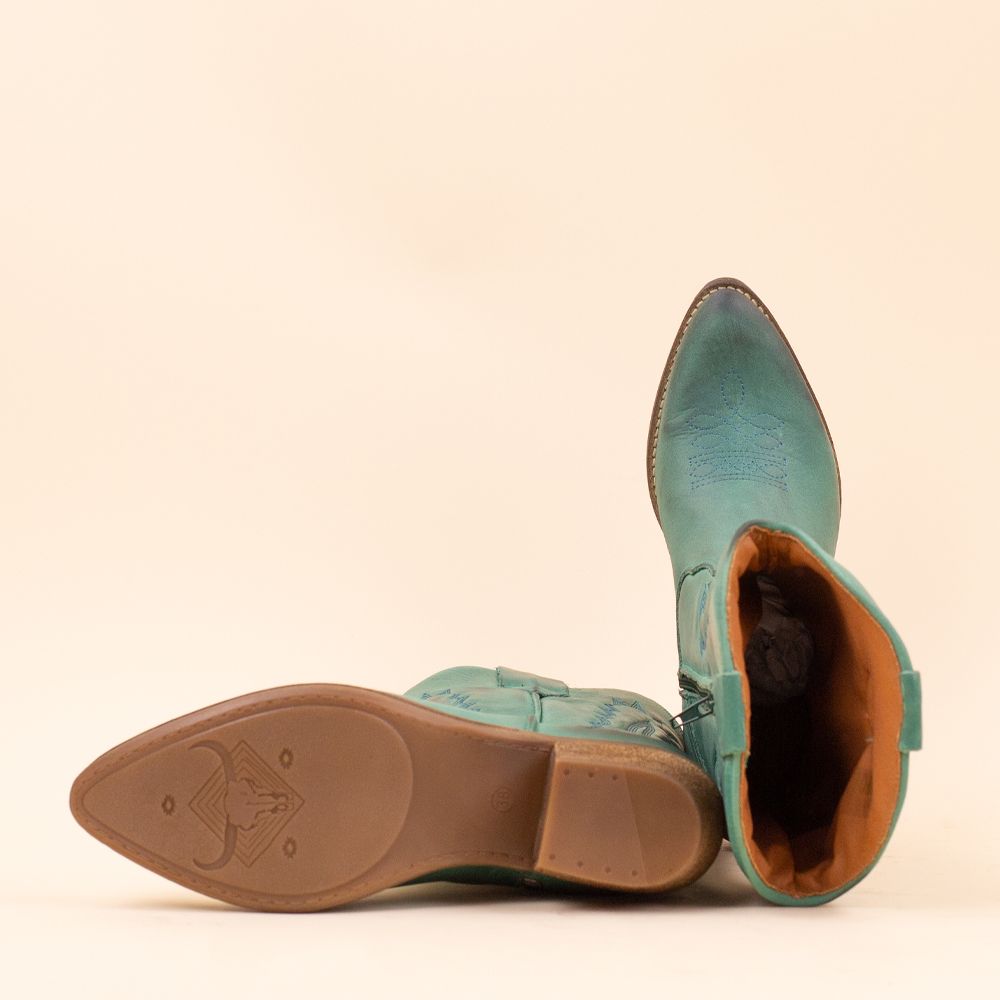 La Pintura cowboyboots Varsy teal