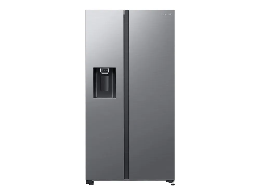 Samsung RS5000 RS65DG54R3S9 - Køleskab/fryser - side-by-side med vanddispenser, isdispenser - Wi-Fi - bredde: 91.2 cm - dybde: 71.6 cm - højde: 178 cm - 635 liter - Klasse E - rustfrit stål