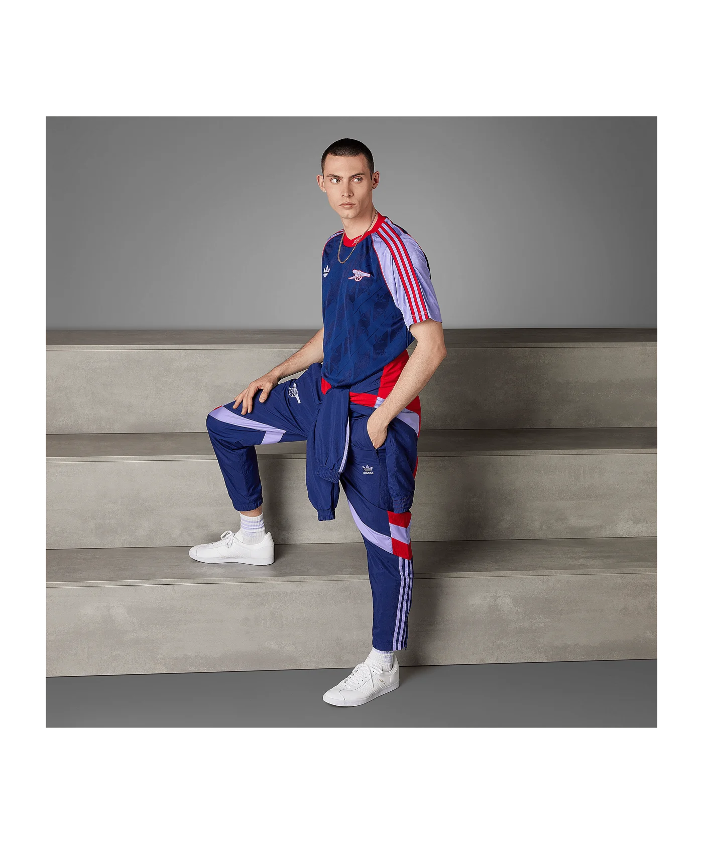 adidas Originals FC Arsenal London Langarm Trikot Schwarz