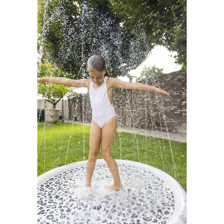 Swim Essentials Sprinkler Matte Leopard beige
