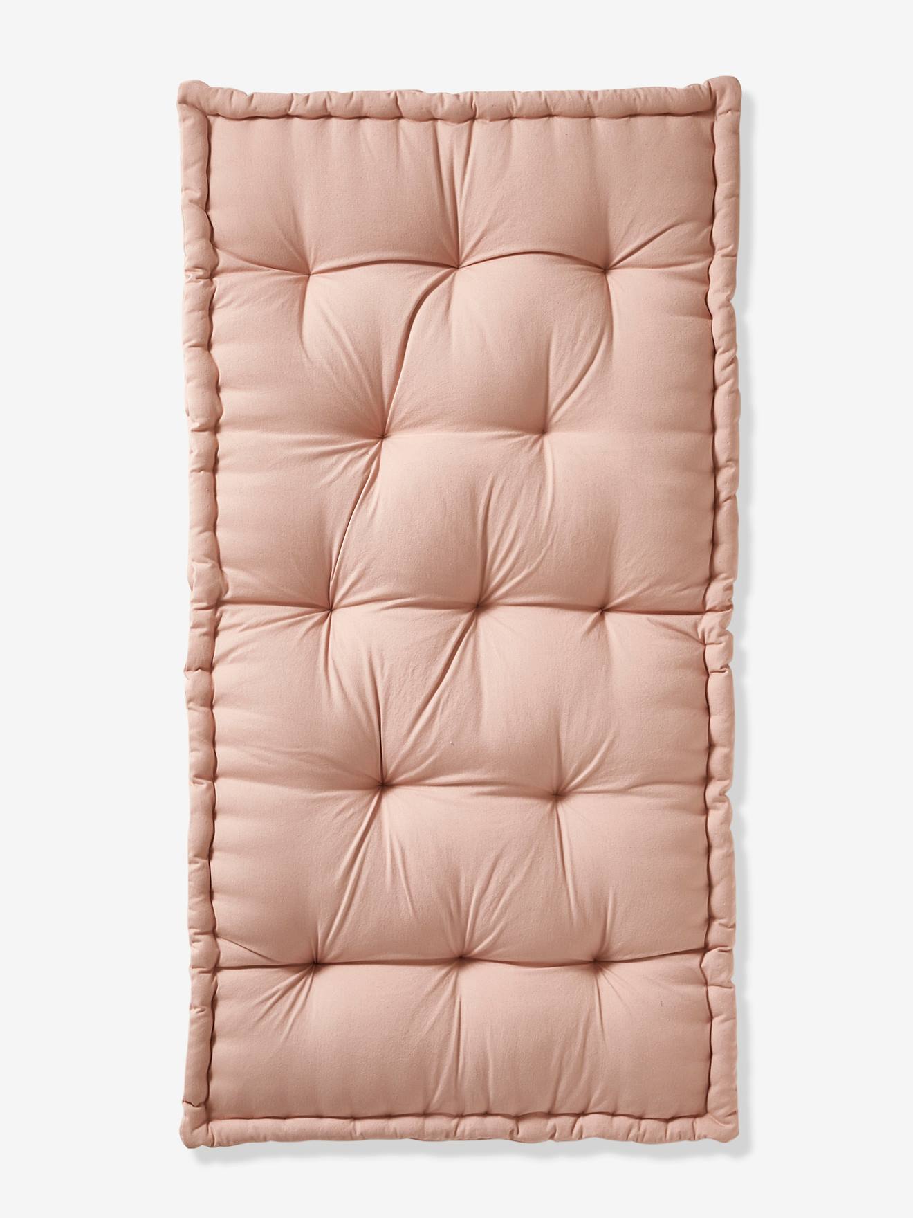 colchão de chão estilo futon rosa para maquiagem