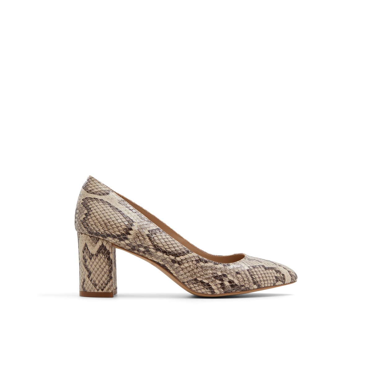 LUCA FERRI-Banak-Talons hauts/Escarpins - Talon Bloc - Naturel