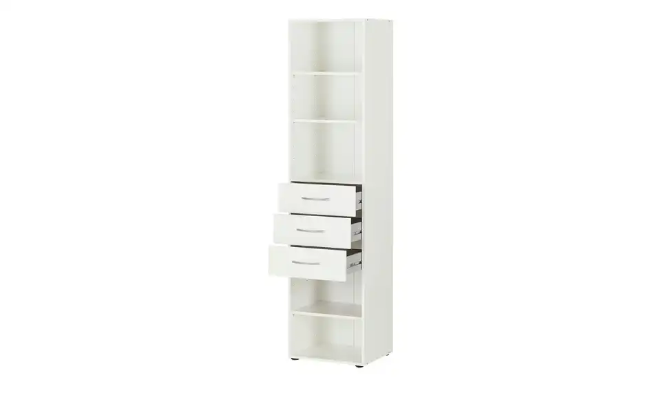 Regal Multischrank-System 45 cm 185 cm Weiß