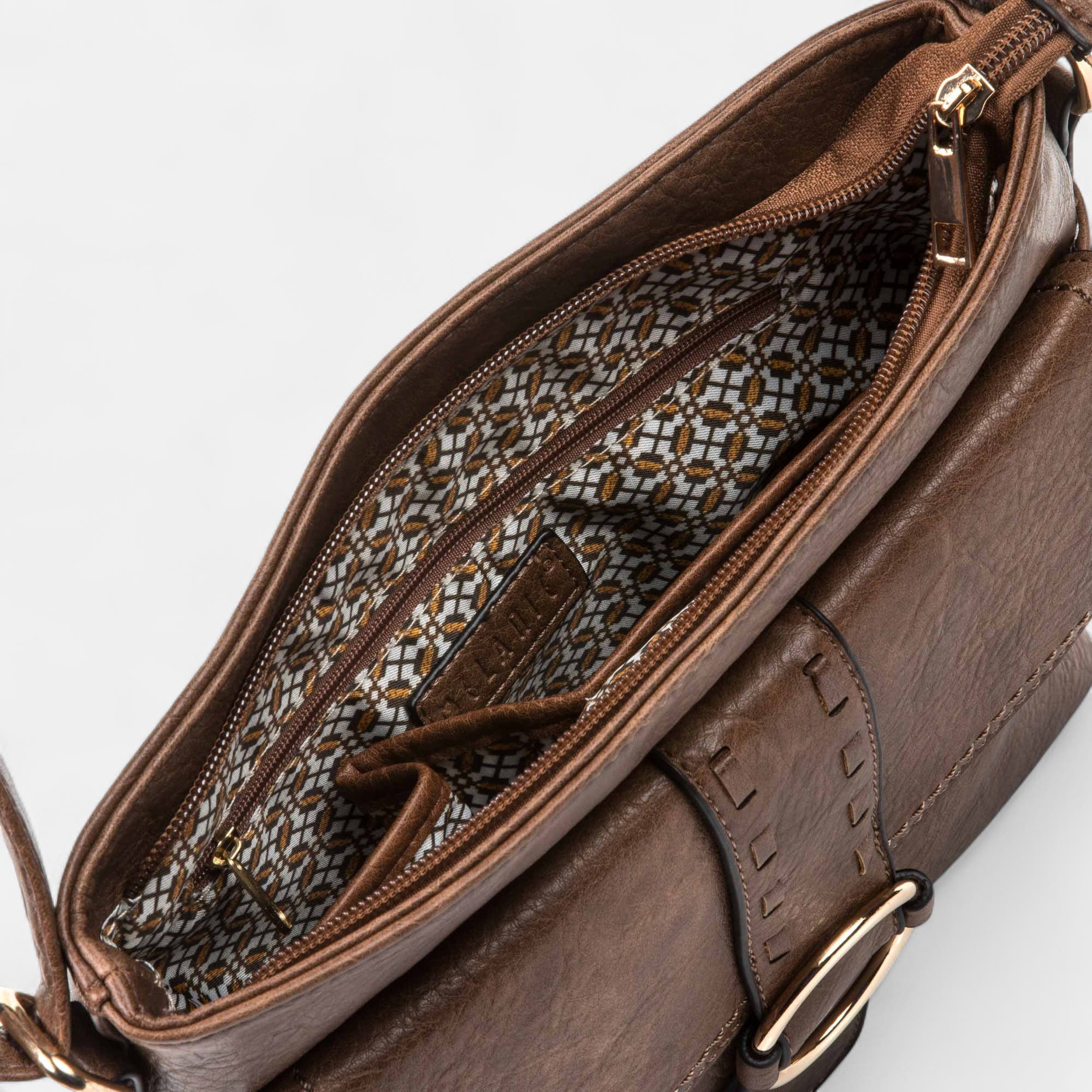 Sac bandoulière marron