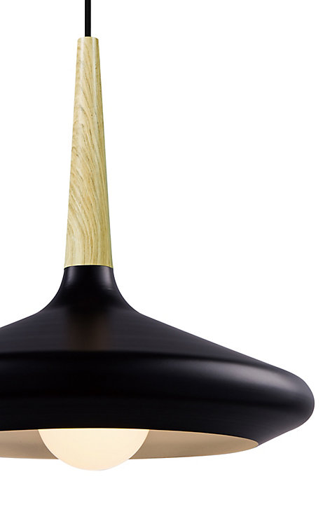 Suspension Arraqis E27 IP20 noir 36cm