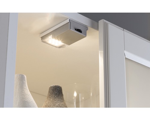 LED kastlamp 25 lm 2700 K SnapLED zilver op batterijen