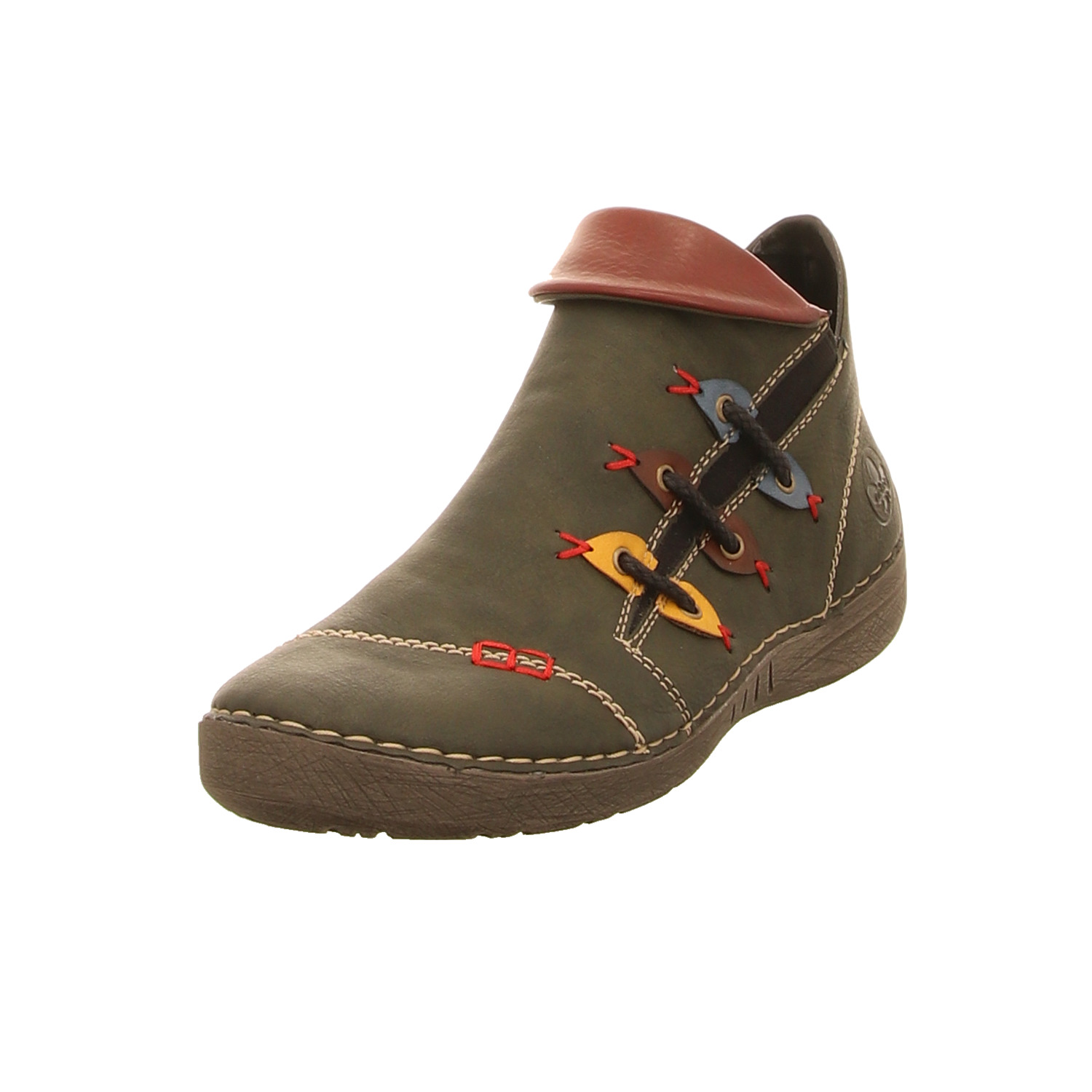 Rieker Stiefelette grün