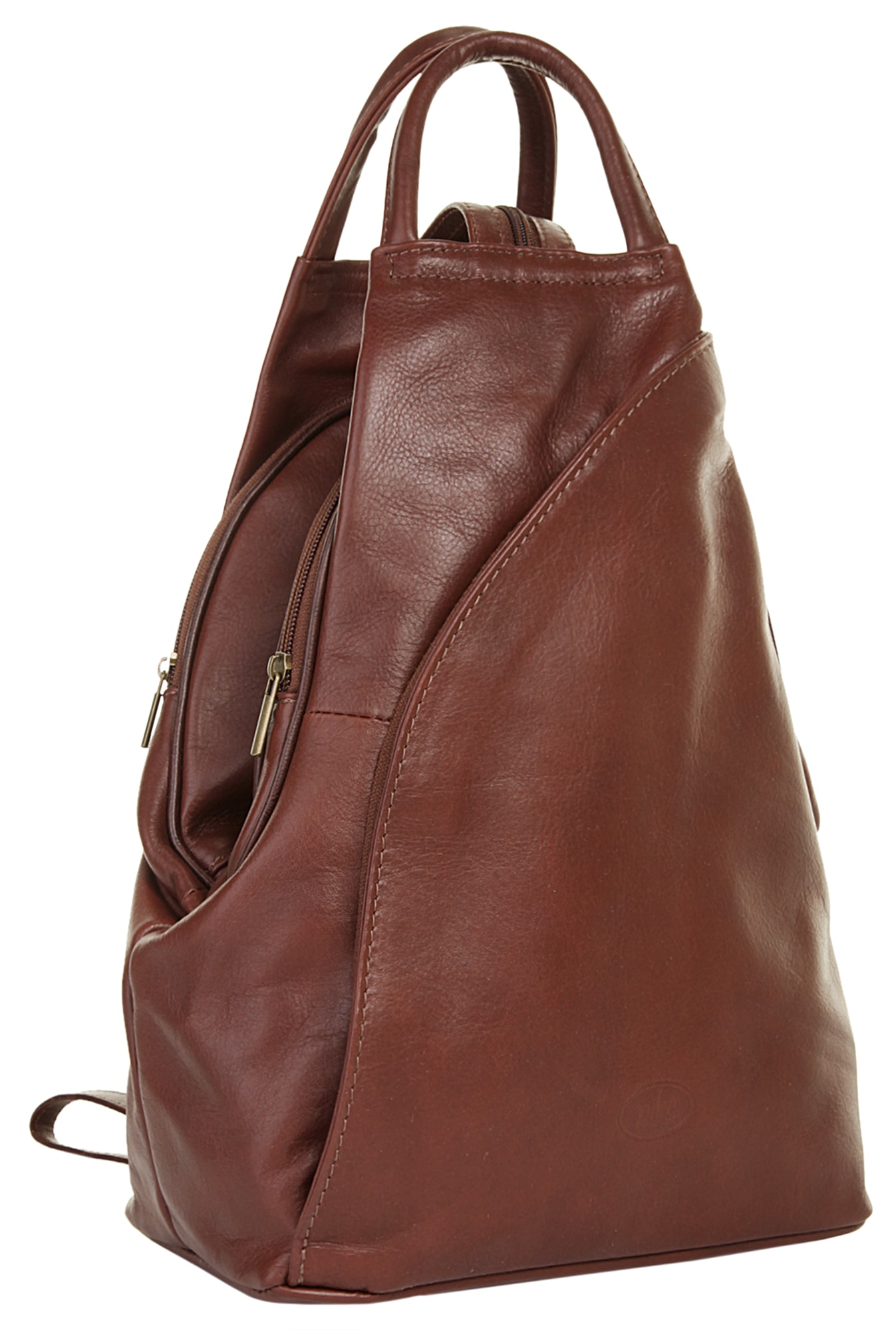Piké Cityrucksack echt Leder, Made in Italy
